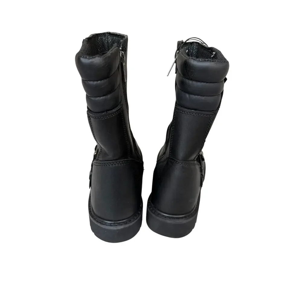 Harley Davidson Men's Black Booker Motorcycle Boot Size 13 M
